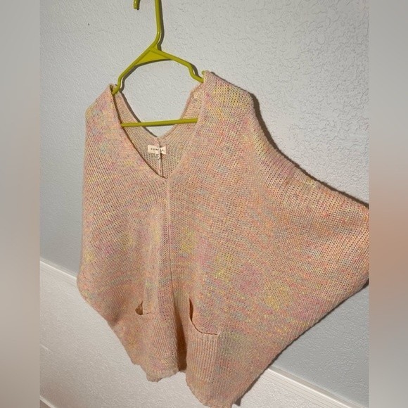 Promesa sheer knit deep V-Neck sweater - Picture 6 of 8